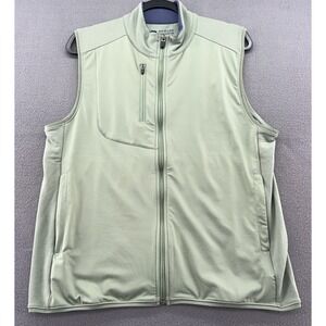 Onward Reserve Vest Mens Size M Green Summit Micro French Terry Vest